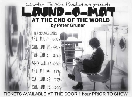 poster for Laund-O-Mat at the End of the World for 2009 Hamilton Fringe